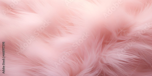 pink background Soft  flowing fur. Abstract image.