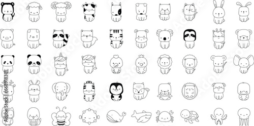 animal cartoon set animal cartoon
Woodland Animals Coloring Forest , animal cartoon,Head Animal, Big collection of decorative for kids,baby characters, card,hand drawn, cartoon style.vector illustrati