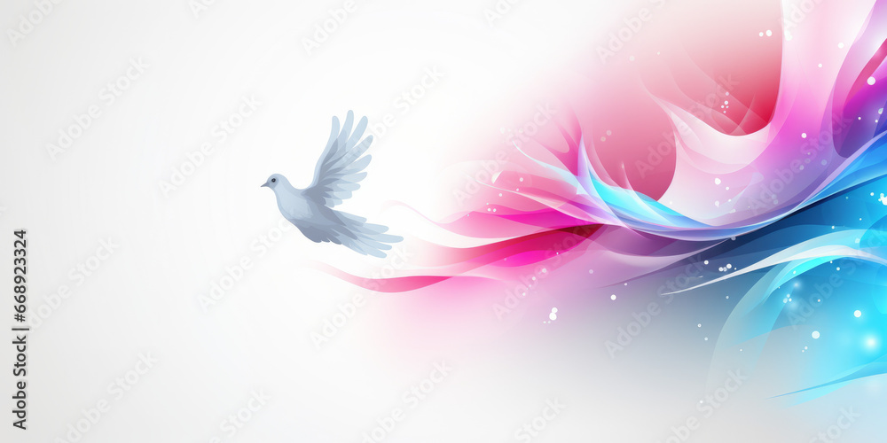 Abstract background image representing peace in the world. 