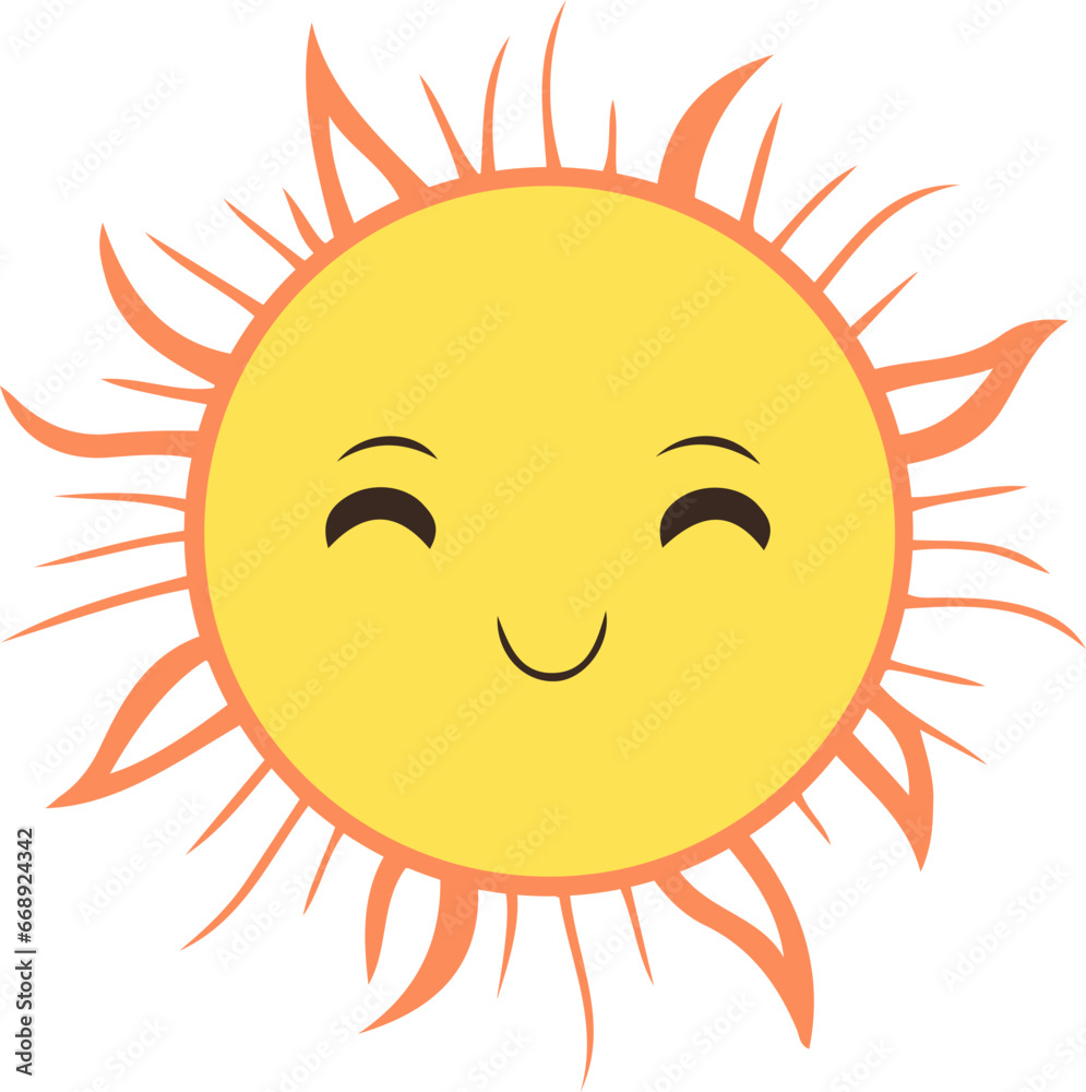 Sun shape vector illustration. Sun silhouette design elements Sun shape vector illustration. Sun silhouette design elements