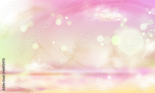 Vector gradient pastel sky background design