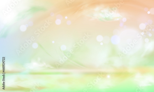 Vector gradient pastel sky background design