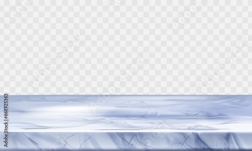 Vector empty top of blue marble stone table on white background can be used for product display