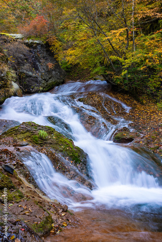 waterfall in the mountains © mutai