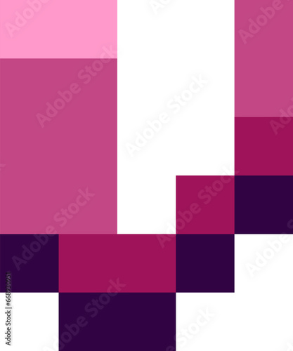 8bit Alphabet Letter V