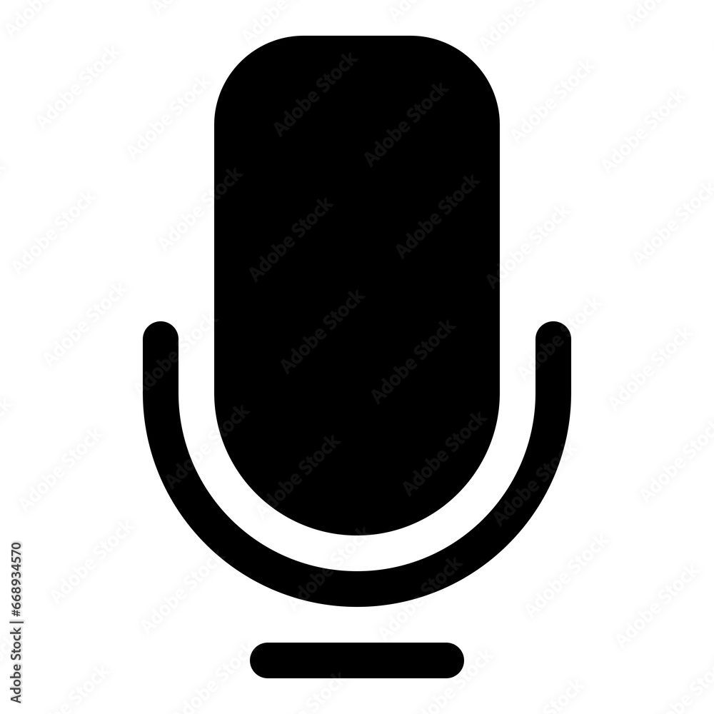 Microphone icon for audio, voice and sound Microphone icon for audio, voice and sound