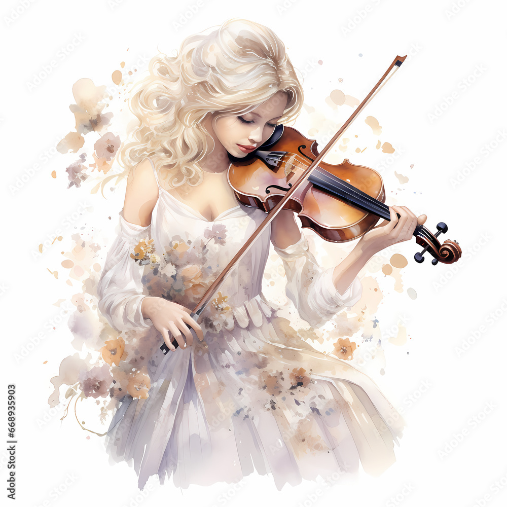 Women Playing Violin