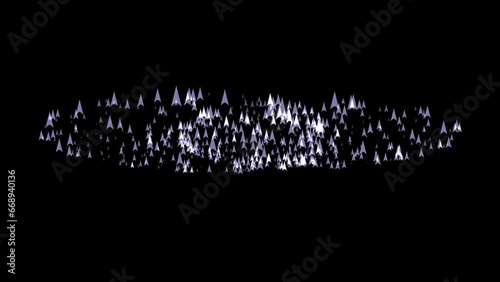 abstract light background animation