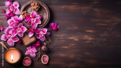 Massage and spa background.