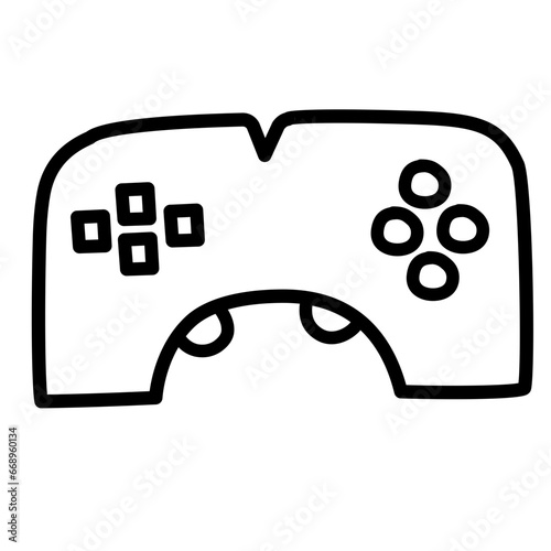 gamepad line icon