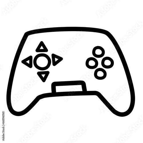 gamepad line icon