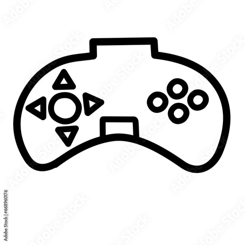 gamepad line icon