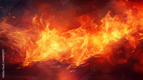 Fire burning flames background