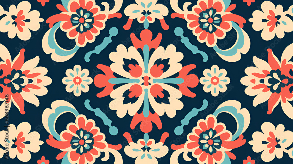 seamless geometric pattern | generative AI