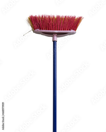 a colored broom