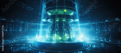 Futuristic power generation AI driven laser nuclear reactor