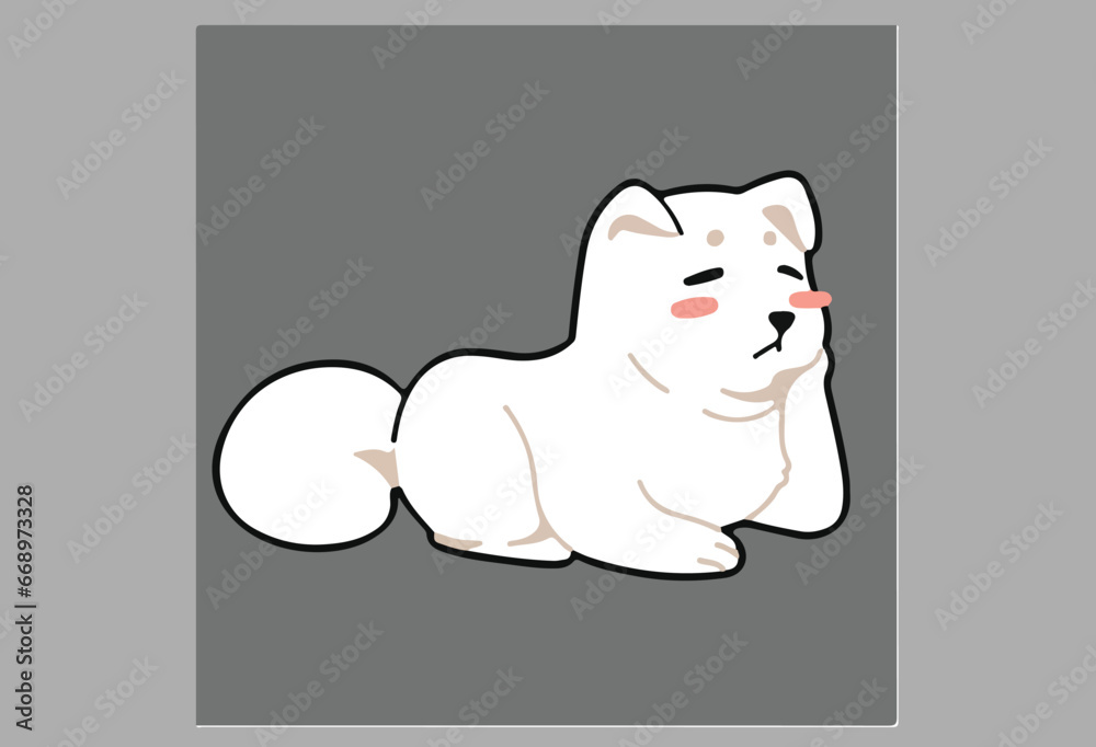 unique cute dog cartoon vector illustration unique cute dog cartoon vector illustration