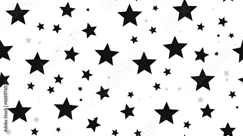 seamless pattern with stars   generative AI © No34