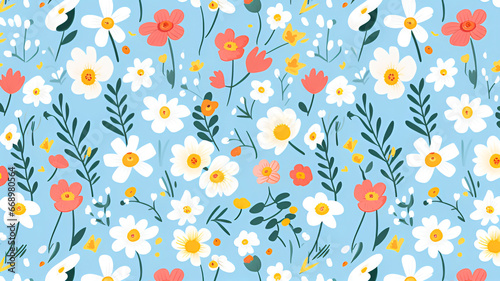seamless floral pattern | generative AI