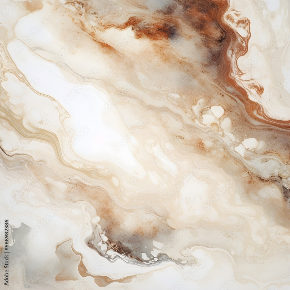 Natural brown marble texture pattern, ai generative