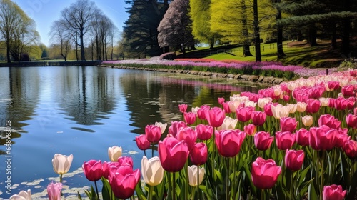 tulips in the park © faiz