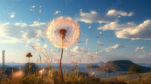 Dandelion Parachutes We fly away to fulfill wishes. pusteblume