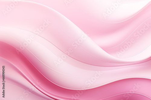 Abstract background with smooth lines in pink colors, 3d render