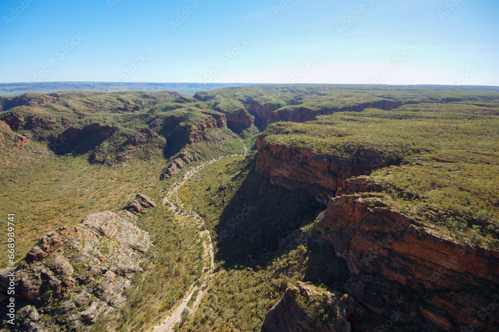 Aerial view of the Bungle Bungle range (Purnululu), Western Australia