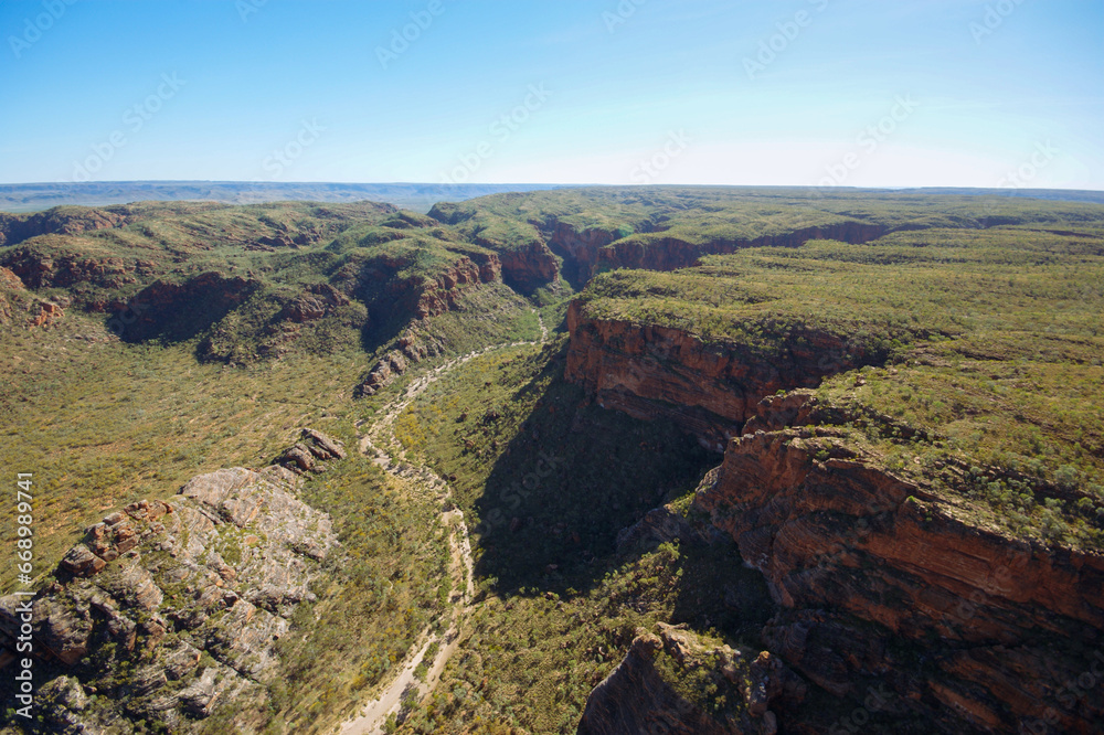 Fototapeta premium Aerial view of the Bungle Bungle range (Purnululu), Western Australia