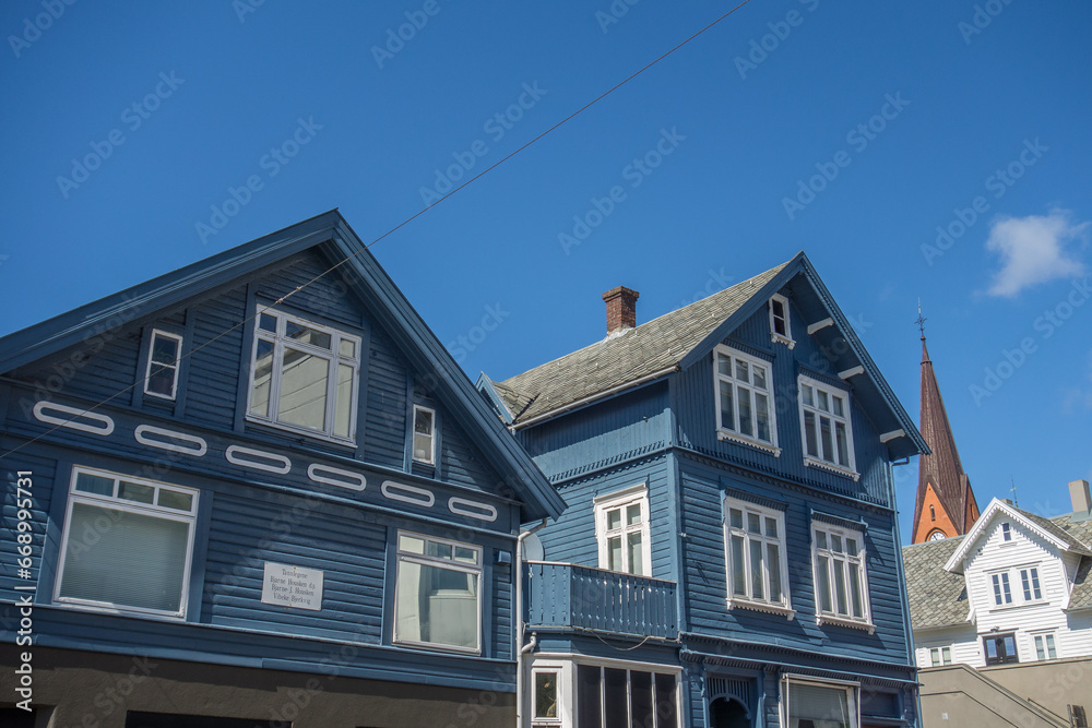 Sommer in Haugesund in Norwegen