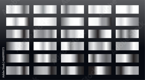 set of metallic color palette backdrop for UI/UX website