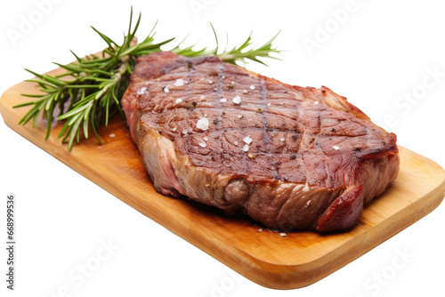 Mouthwatering Beef Steak Indulgence Isolated on Transparent Background