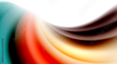 Color mixing liquid rainbow shape background