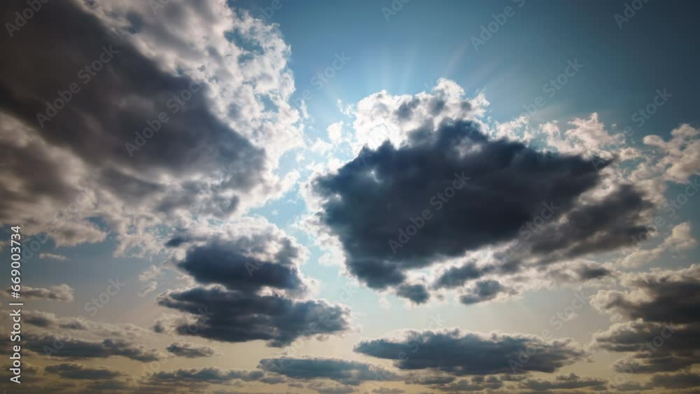 beautiful sunset sky with cumulus clouds timelapse for abstract background beautiful sunset sky with cumulus clouds timelapse for abstract background