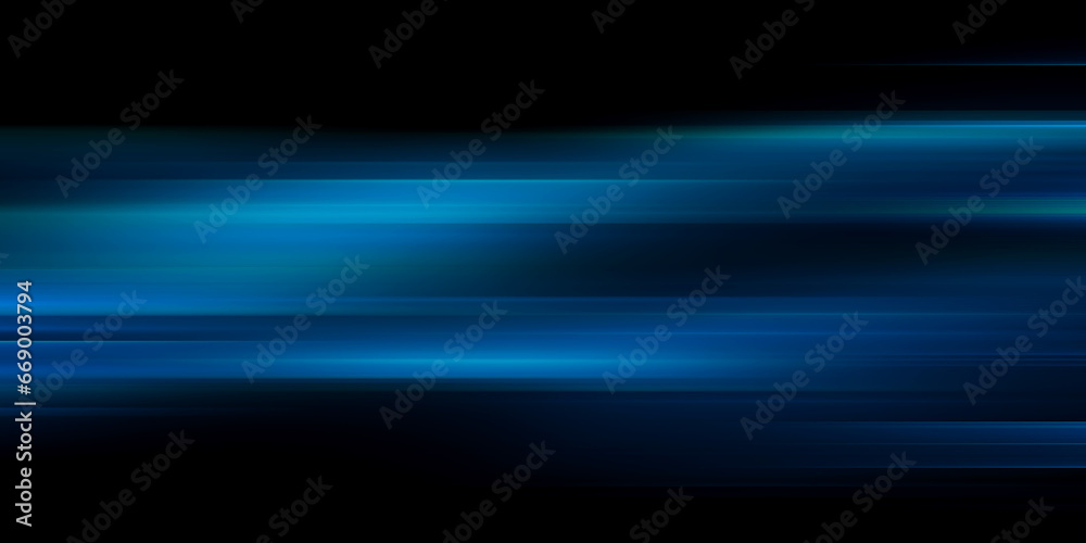 Dark blue background with abstract graphic line elements
