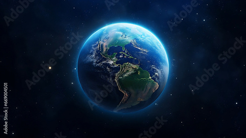 Space global planet earth globe