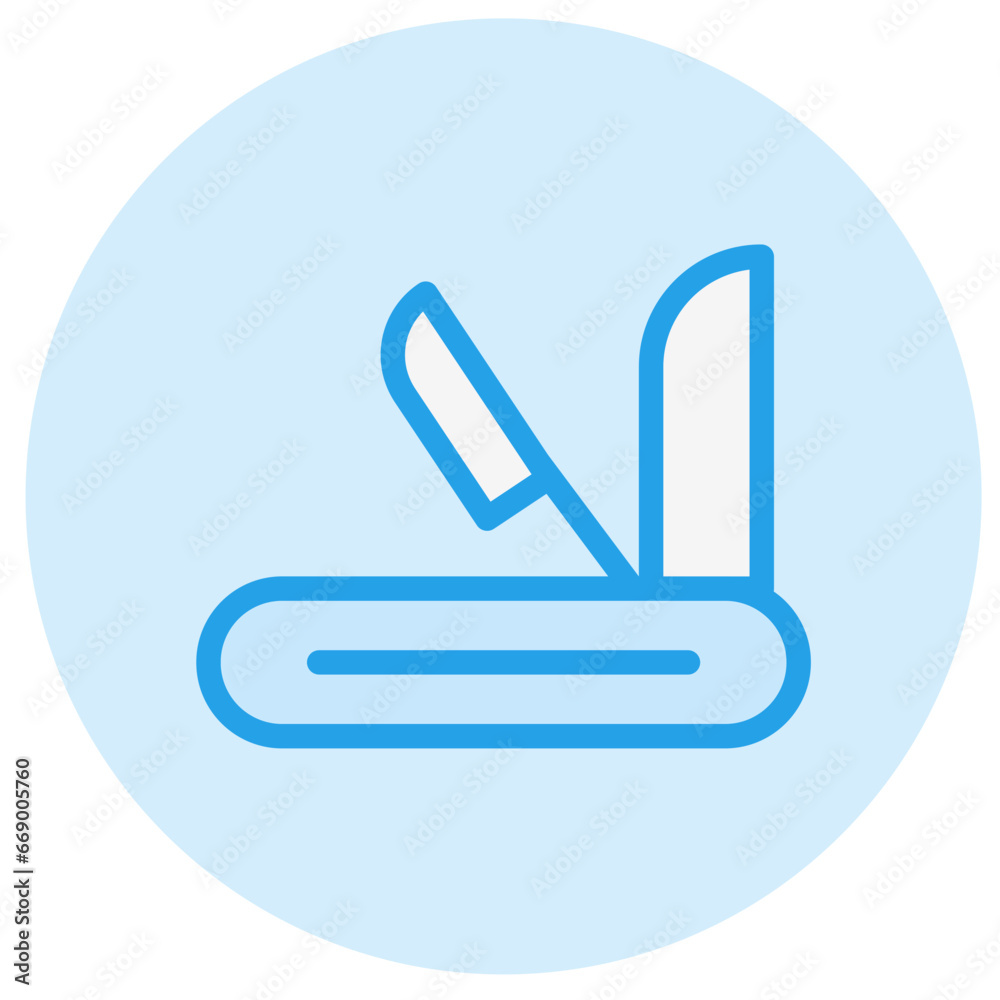 Swiss army knife Vector Icon Design Illustration Swiss army knife Vector Icon Design Illustration