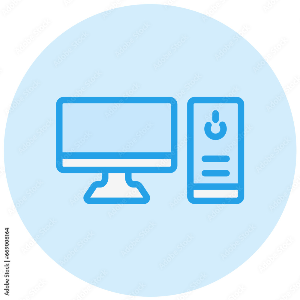 Computer Vector Icon Design Illustration Computer Vector Icon Design Illustration