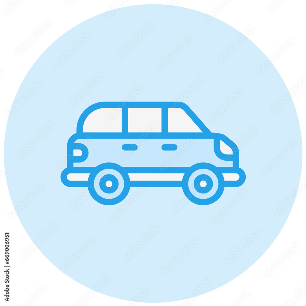 Automobile Vector Icon Design Illustration