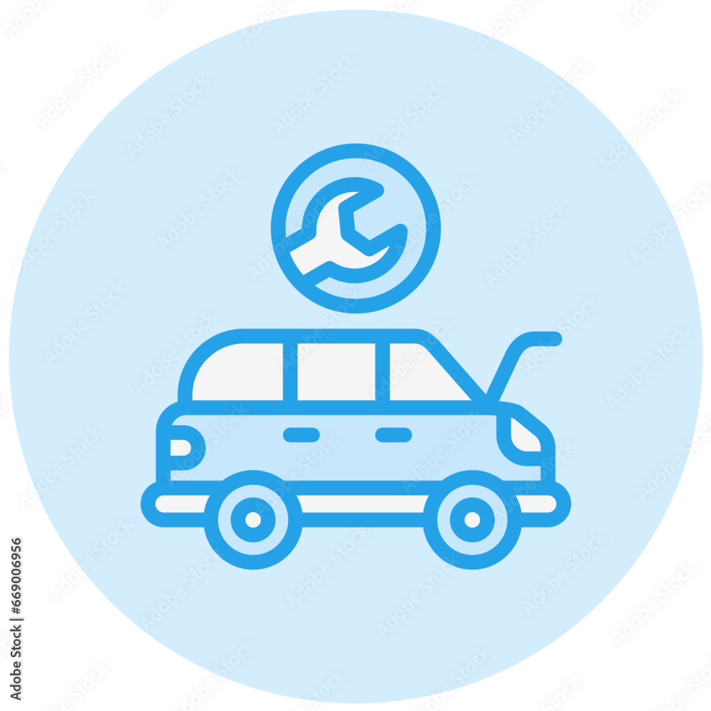 car repair Vector Icon Design Illustration