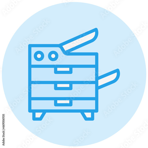 Photocopier Vector Icon Design Illustration