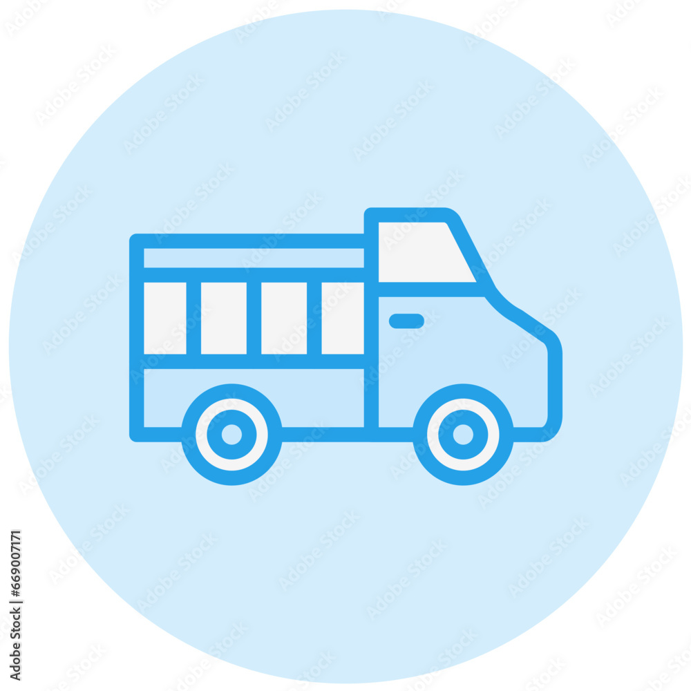Pickup Truck Vector Icon Design Illustration Pickup Truck Vector Icon Design Illustration