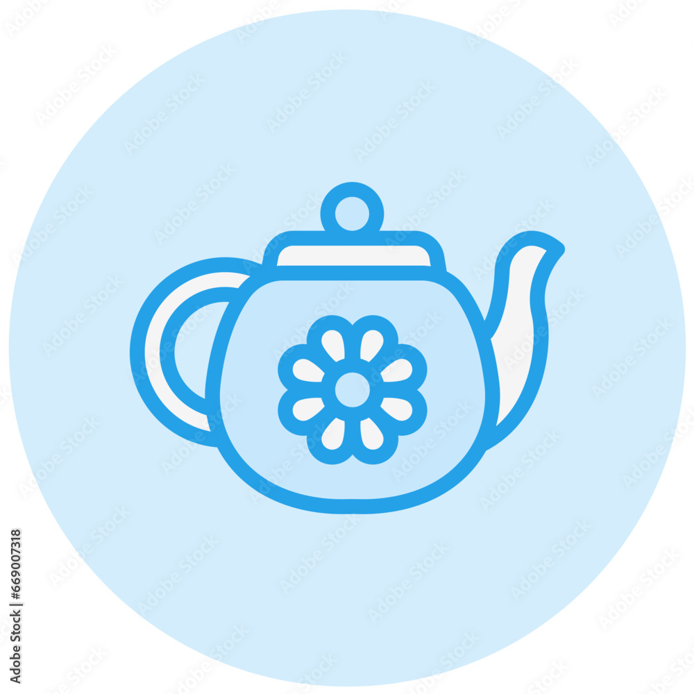 Teapot Vector Icon Design Illustration Teapot Vector Icon Design Illustration