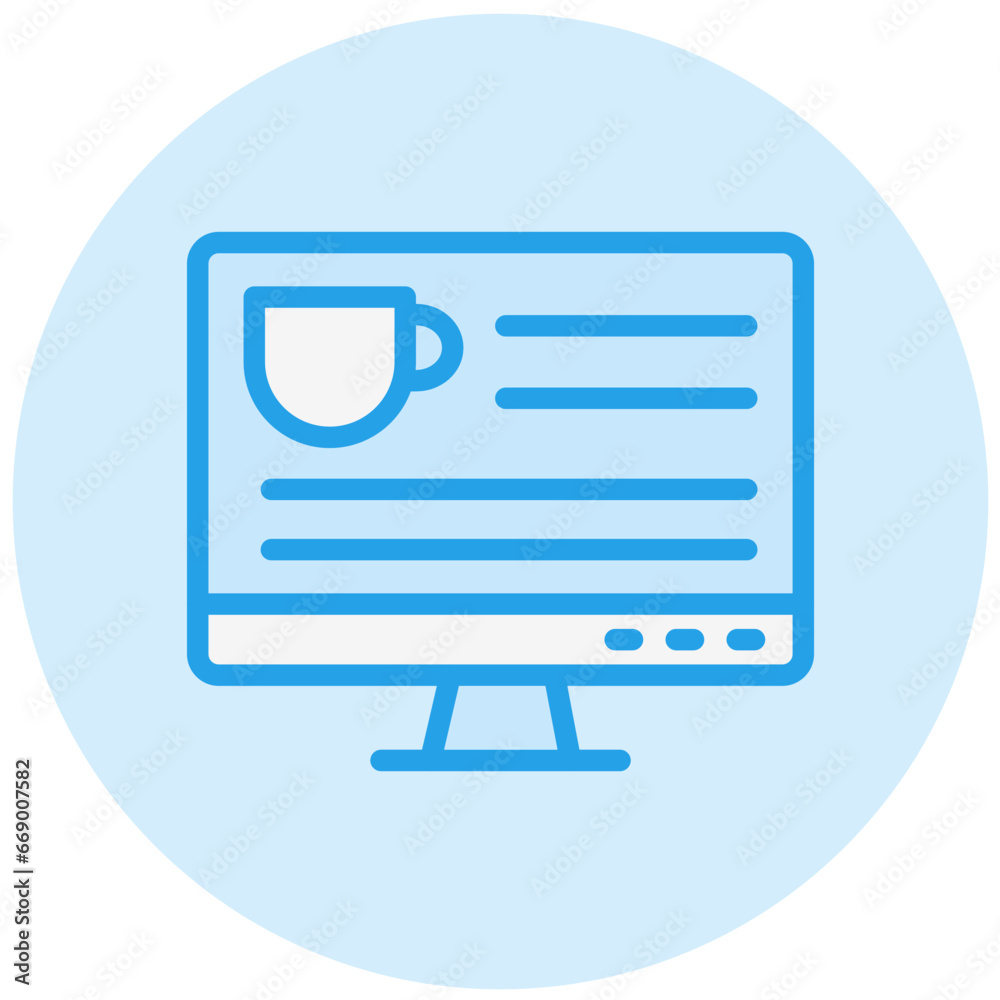 Online Shopping Vector Icon Design Illustration Online Shopping Vector Icon Design Illustration
