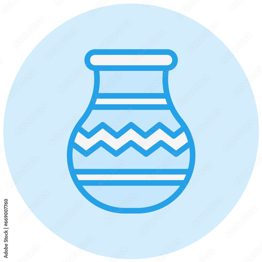Pottery Vector Icon Design Illustration Pottery Vector Icon Design Illustration
