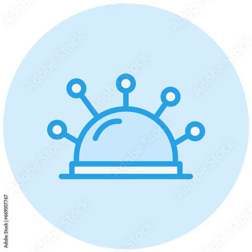 Pincushion Vector Icon Design Illustration