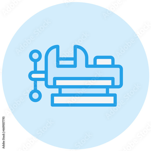 Vise Vector Icon Design Illustration