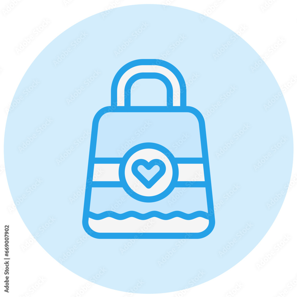 Gift bag Vector Icon Design Illustration Gift bag Vector Icon Design Illustration