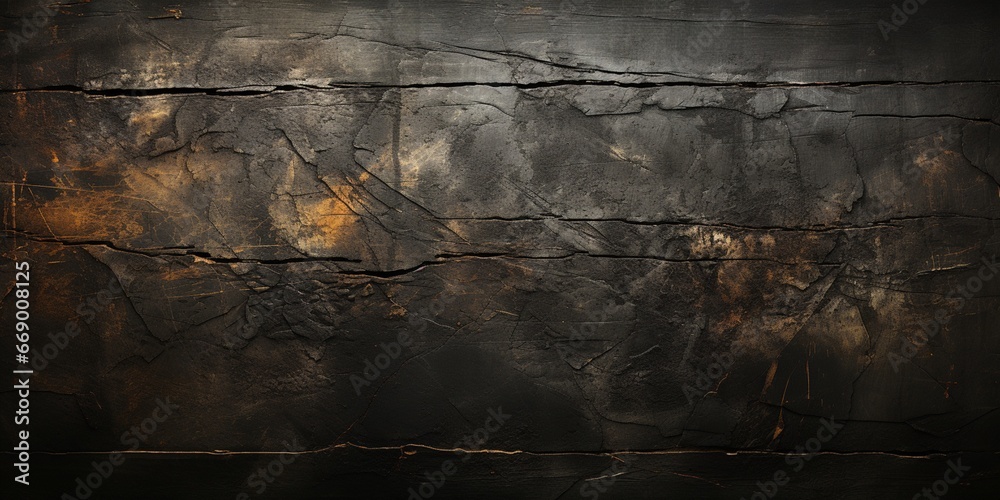 Black scratched anthracite board, wall texture background, study background - obrazy, fototapety, plakaty 