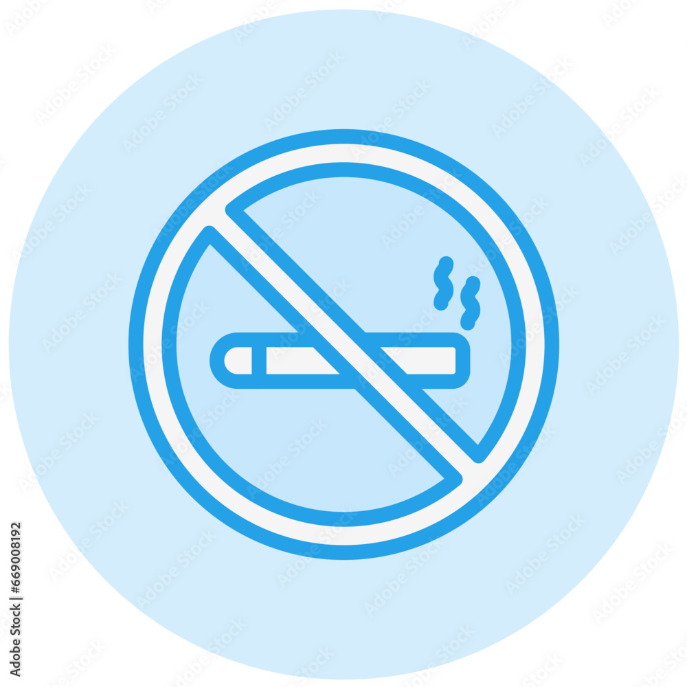 No Smoking Vector Icon Design Illustration No Smoking Vector Icon Design Illustration
